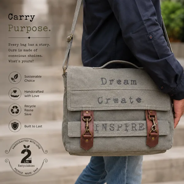 Upcycled_Canvas_Messenger_Laptop_Bag_-_Vintage_Grey