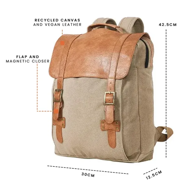 Upcycled_Canvas_Vintage_Laptop_Backpack_–_Brown