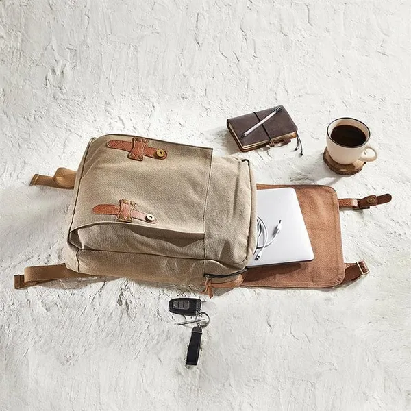 Upcycled_Canvas_Vintage_Laptop_Backpack_–_Brown