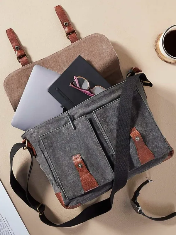 Upcycled_Canvas_Vintage_Laptop_Backpack_–_Grey
