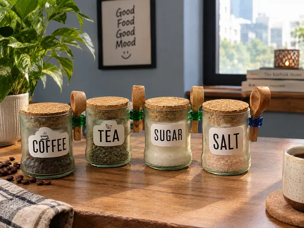 Upcycled_Glass_Kitchen_Storage_Jars_–_Set_of_4_with_Wooden_Spoons