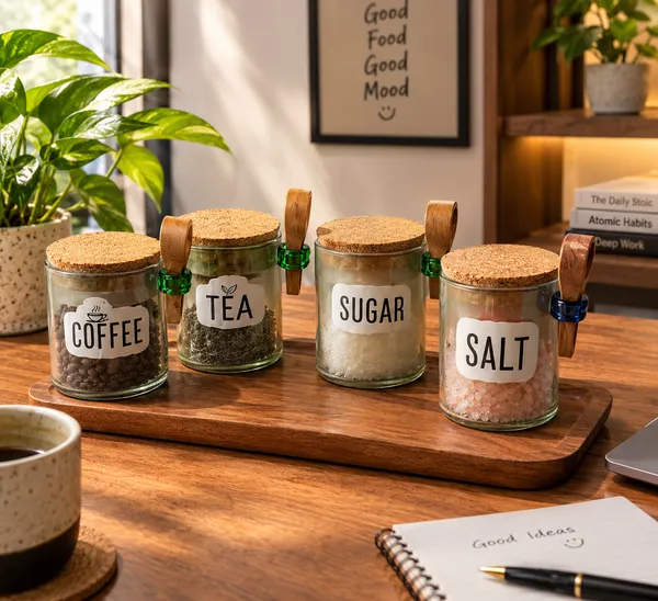 Upcycled_Glass_Kitchen_Storage_Jars_–_Set_of_4_with_Wooden_Spoons