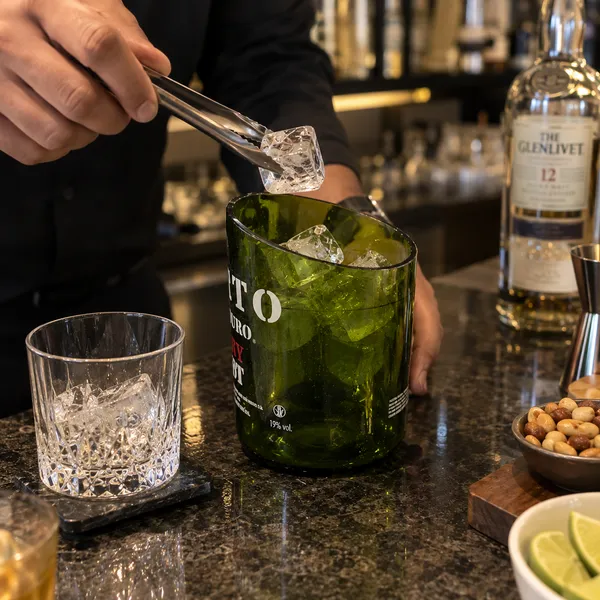 Upcycled_Green_Bottle_Ice_Jar_|_Made_from_Porto_Valdouro®_Bottle
