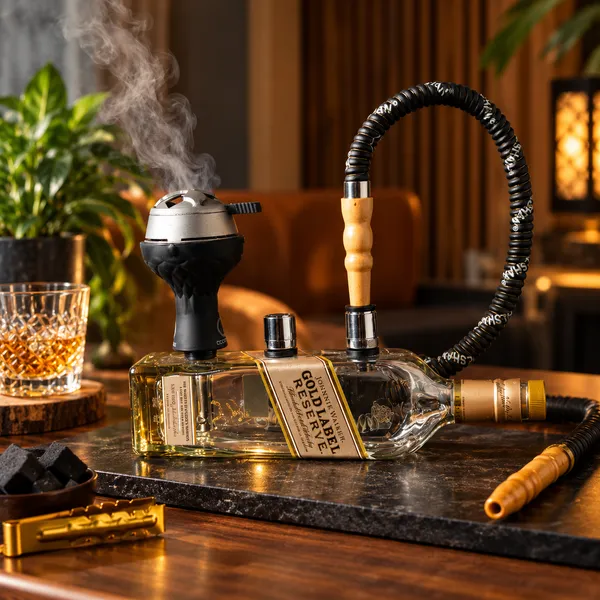 Upcycled_Johnnie_Walker®_Gold_Label_Reserve_Bottle_Hookah_|_Complete_Hookah_Set_|_Handcrafted_from_Original_Johnnie_Walker®_Bottle_|_With_Premium_Accessories