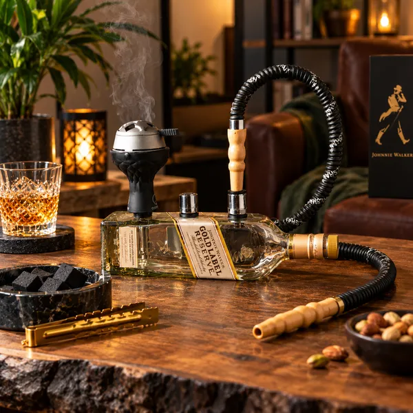 Upcycled_Johnnie_Walker®_Gold_Label_Reserve_Bottle_Hookah_|_Complete_Hookah_Set_|_Handcrafted_from_Original_Johnnie_Walker®_Bottle_|_With_Premium_Accessories