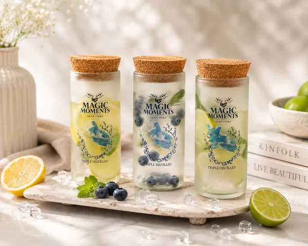 Upcycled_Magic_Moments®_Frosted_Glass_Storage_Jar_with_Cork_Lid_–_170_ML_|_4_Inch