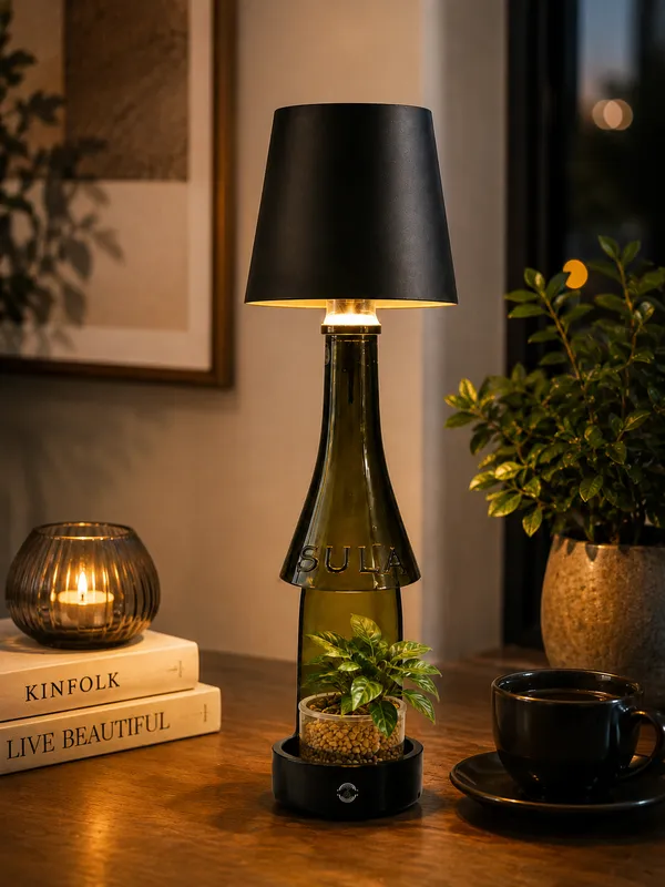 Upcycled_Sula_Wine_Bottle_Table_Lamp_with_Planter_Base_|_Decorative_Bottle_Lamp