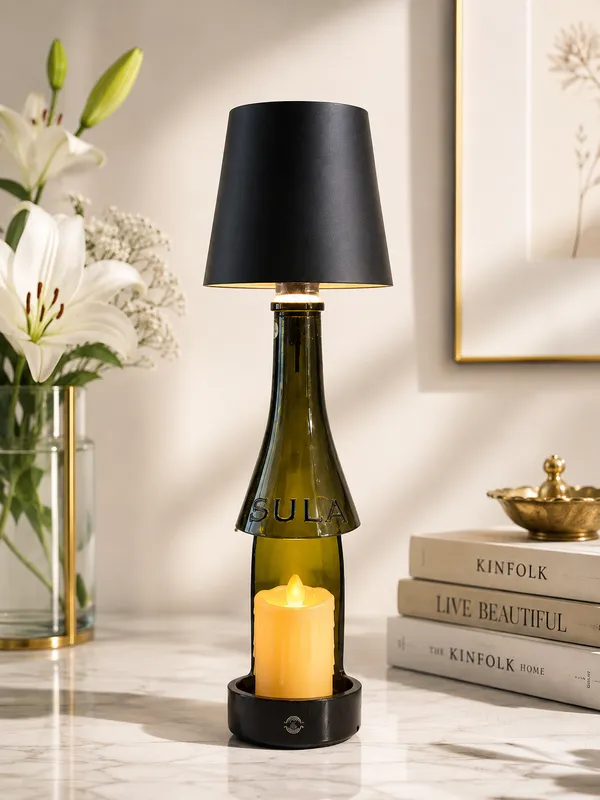 Upcycled_Sula_Wine_Bottle_Table_Lamp_with_Planter_Base_|_Decorative_Bottle_Lamp
