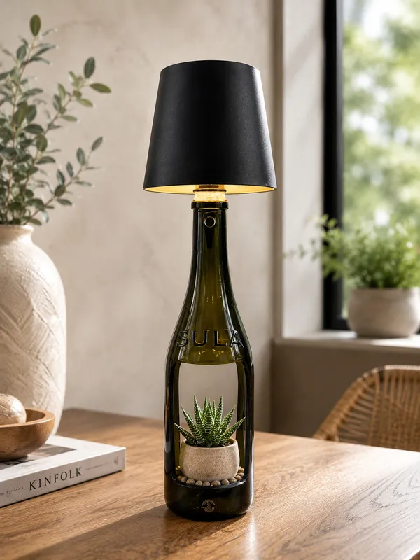 Upcycled_Sula_Wine_Bottle_Table_Lamp_with_Planter_|_Decorative_2-in-1_Lamp