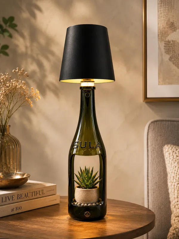 Upcycled_Sula_Wine_Bottle_Table_Lamp_with_Planter_|_Decorative_2-in-1_Lamp