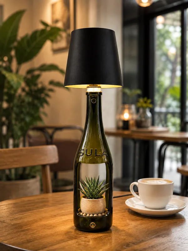 Upcycled_Sula_Wine_Bottle_Table_Lamp_with_Planter_|_Decorative_2-in-1_Lamp