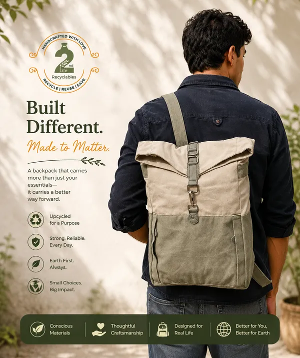 Upcycled_Urban_Rolltop_Backpack_–_Ice_Grey_Edition