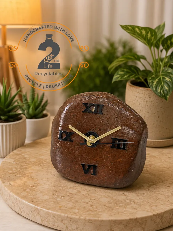 Upcycled_Natural_River_Stone_Clock_-_Natural_Earth_Brown