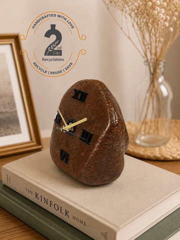 Upcycled_Natural_River_Stone_Clock_-_Natural_Earth_Brown