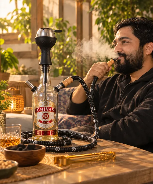 Upcycled_Chivas_Regal®_Bottle_Hookah_|_Complete_Hookah_Set_|_Handcrafted_from_Original_Chivas_Regal®_12_Bottle