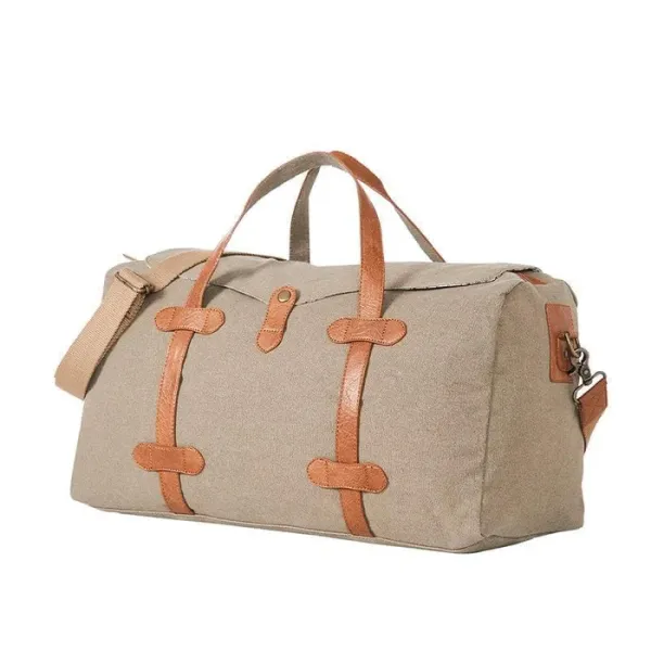 Upcycled_Canvas_Duffel_Travel_Bag_–_Brown