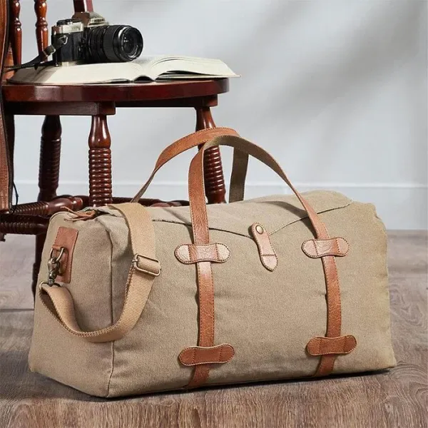 Upcycled_Canvas_Duffel_Travel_Bag_–_Brown