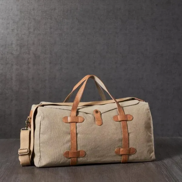 Upcycled_Canvas_Duffel_Travel_Bag_–_Brown