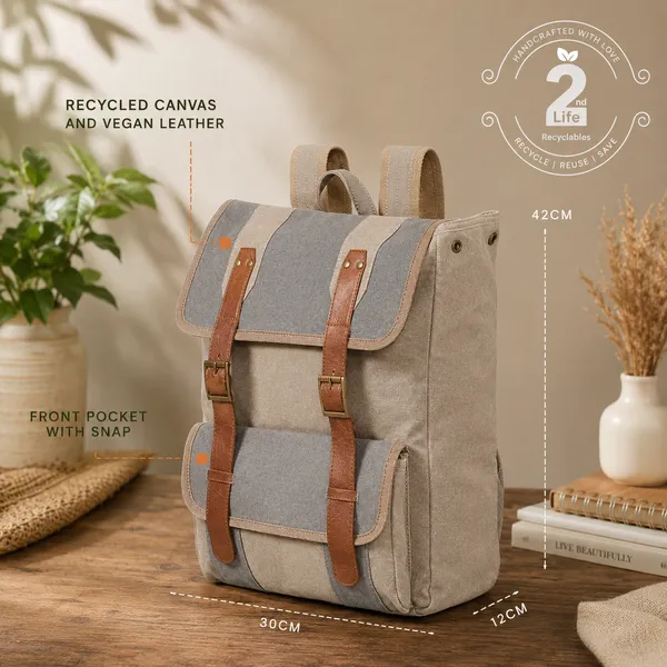 Upcycled_Canvas_Vintage_Backpack_–_Brown