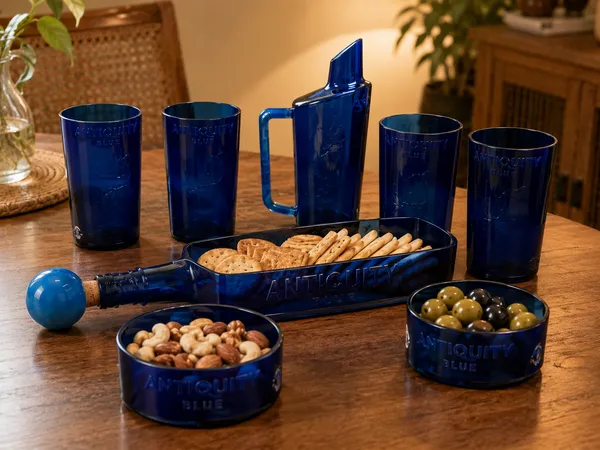 The_Antique_Blue_Luxury_Entertaining_Set_-_Tall_Glasses_Antiquity_Serveware_Set