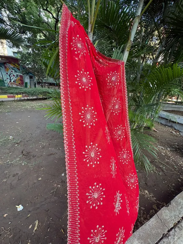 red_naznin_embroidery_bits_work_dupatta_for_women
