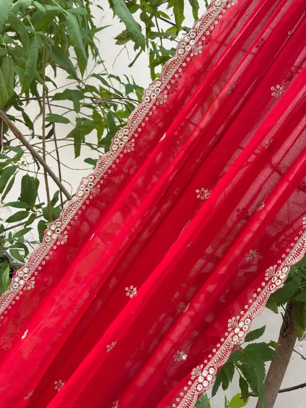 red_naznin_embroidery_work_dupatta_for_women