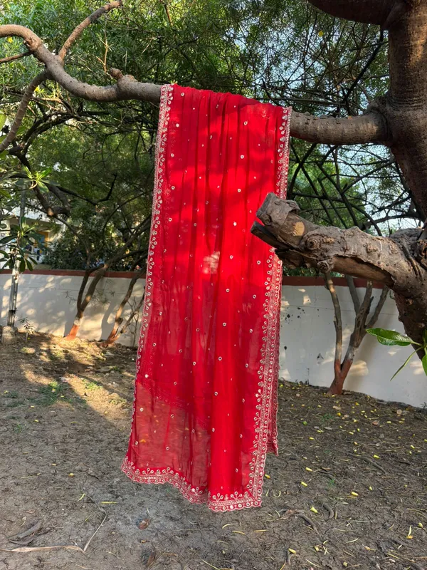 red_naznin_embroidery_work_dupatta_for_women