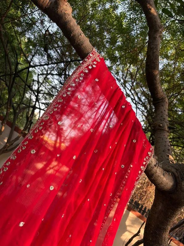red_naznin_embroidery_work_dupatta_for_women