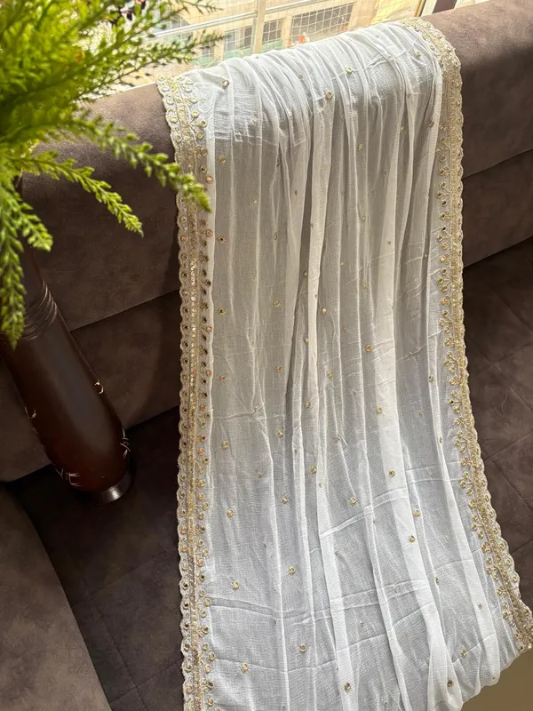 white_Nazneen_dyeable_Embroidery_mirror_work_dupatta_for_women