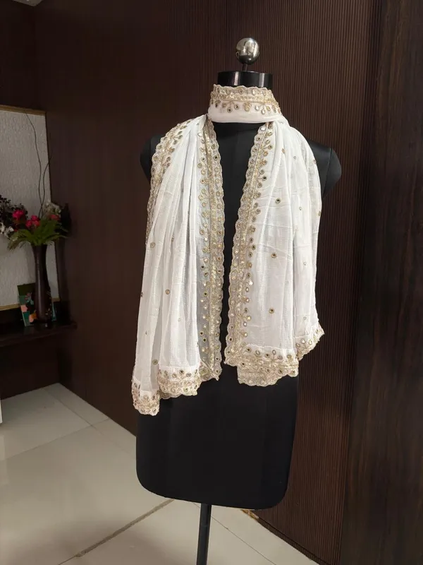 white_Nazneen_dyeable_Embroidery_mirror_work_dupatta_for_women
