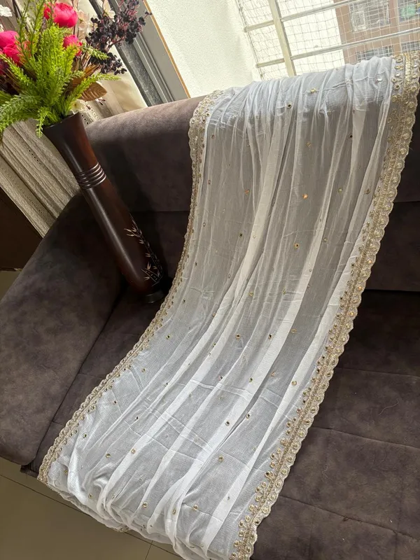 white_Nazneen_dyeable_Embroidery_mirror_work_dupatta_for_women