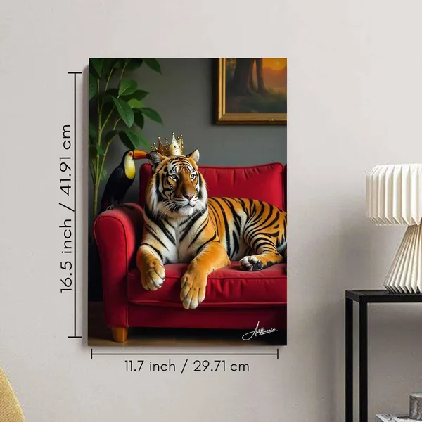 Tiger_Decor_Animal_Print_Canvas_Painting_For_Home_And_Offices