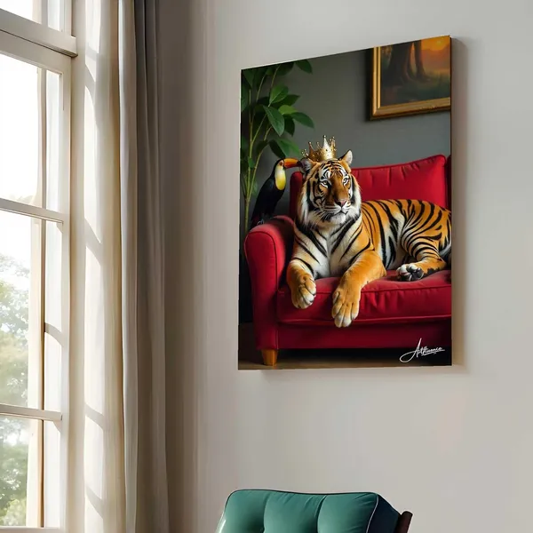 Tiger_Decor_Animal_Print_Canvas_Painting_For_Home_And_Offices