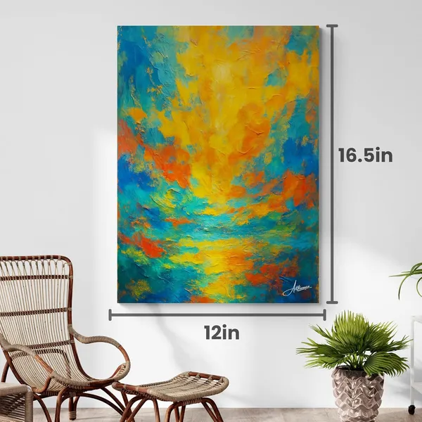 Acrylic_Abstract_Pattern_Art_Eclectic_Framed_Canvas_Painting_For_Home_And_Offices