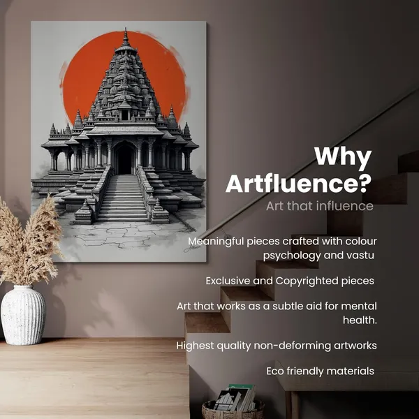 Asian_Architecture_Office_Decor_Abstract_Design_Canvas_Painting_For_Home_And_Offices
