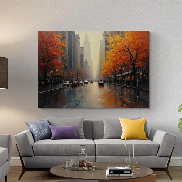 New_York_City_Landscape_Manhattan_Architecture_Canvas_Painting_For_Home_And_Offices