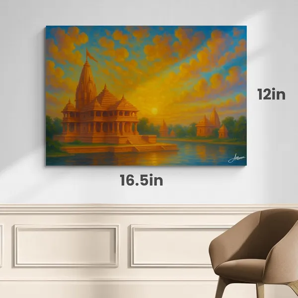 Ram_Mandir_Historical_Temple_Ayodhya_Hindu_Canvas_Painting_For_Home_And_Offices