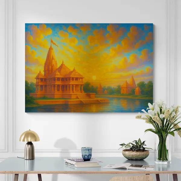 Ram_Mandir_Historical_Temple_Ayodhya_Hindu_Canvas_Painting_For_Home_And_Offices