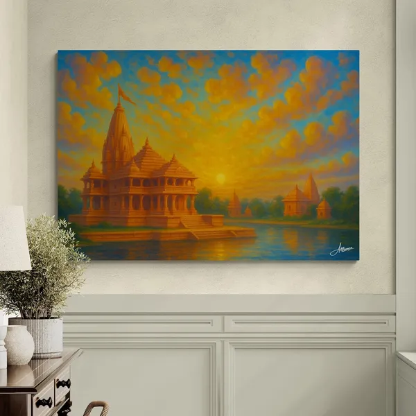 Ram_Mandir_Historical_Temple_Ayodhya_Hindu_Canvas_Painting_For_Home_And_Offices