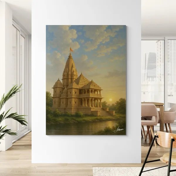 Ram_Mandir_Historical_Temple_Ayodhya_Hindu_Canvas_Painting_For_Home_And_Offices