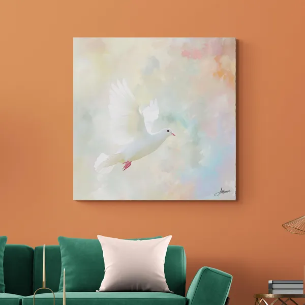 White_Dove_Modern_Spiritual_Art_Peace_Canvas_Painting_For_Home_And_Offices