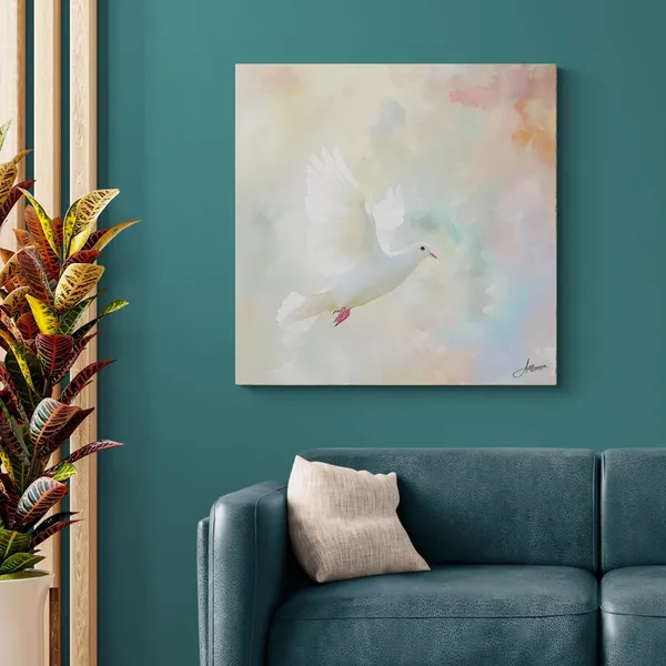 White_Dove_Modern_Spiritual_Art_Peace_Canvas_Painting_For_Home_And_Offices