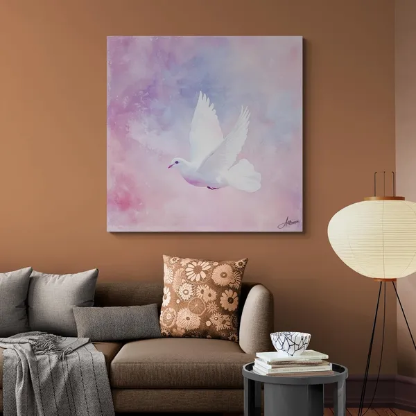 White_Dove_Peace_Modern_Spiritual_Art_Canvas_Painting_For_Home_And_Offices