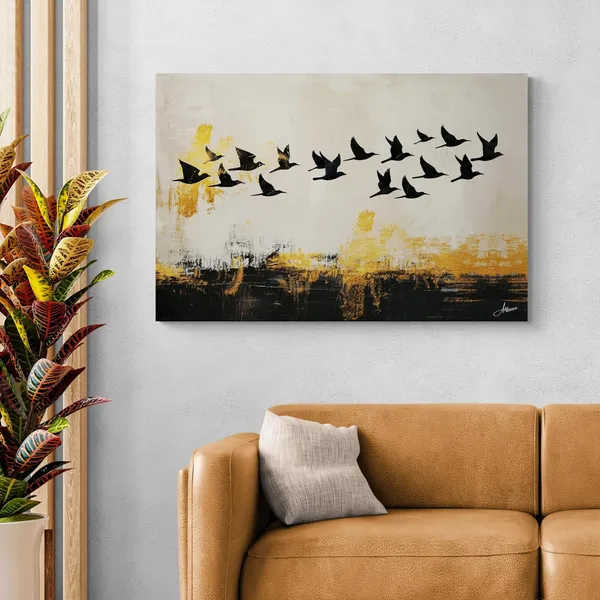Birds_Flight_Modern_Abstract_Nature_Art_Canvas_Painting_For_Home_And_Offices