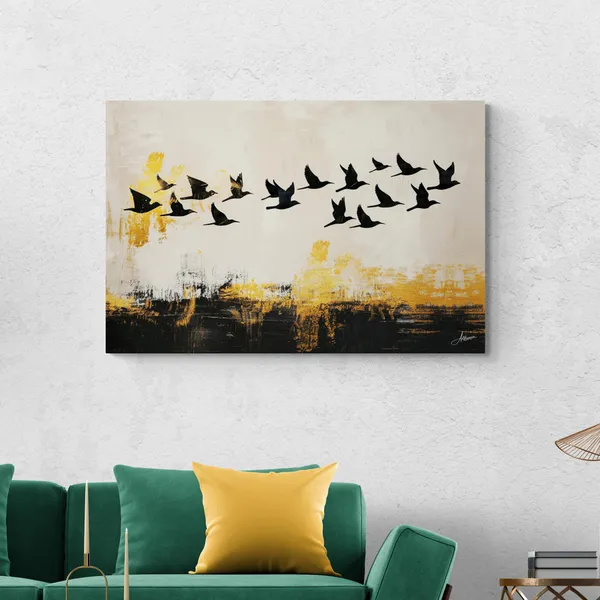 Birds_Flight_Modern_Abstract_Nature_Art_Canvas_Painting_For_Home_And_Offices