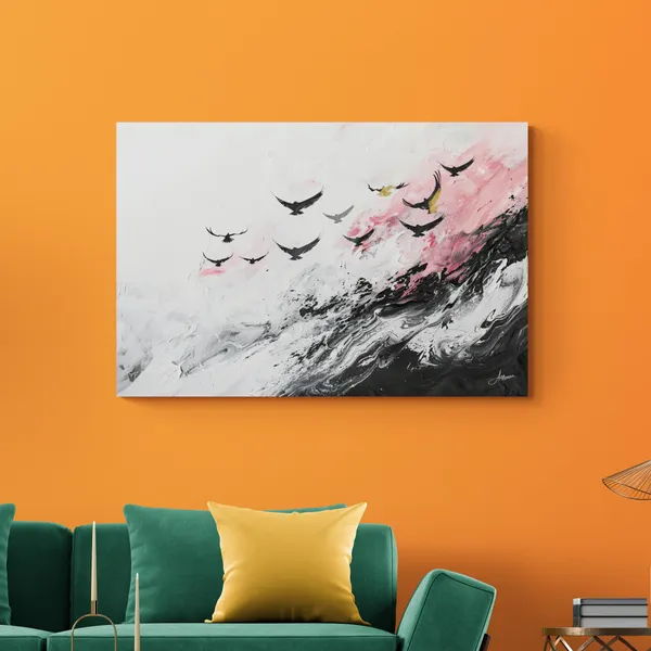 Abstract_Birds_Flight_Modern_Minimal_Art_Canvas_Painting_For_Home_And_Offices
