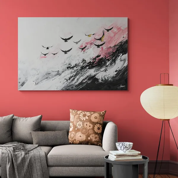 Abstract_Birds_Flight_Modern_Minimal_Art_Canvas_Painting_For_Home_And_Offices