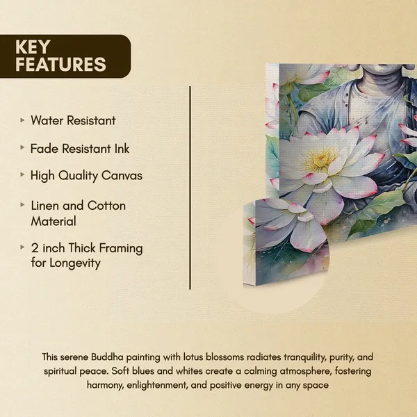 Buddha_Buddhism_Floral_Decor_Religious_Canvas_Painting_For_Home_And_Offices