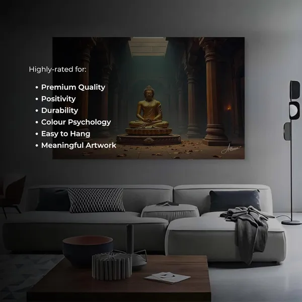 Golden_Buddha_Art_380_Gsm_Fade_Resistant_Canvas_Painting_For_Home_And_Offices
