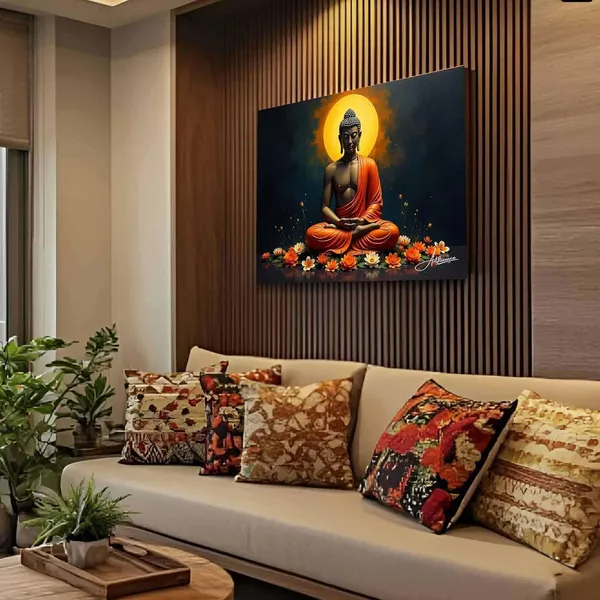 Buddha_Buddhism_Yoga_Decor_Religious_Meditation_Canvas_Painting_For_Home_And_Offices
